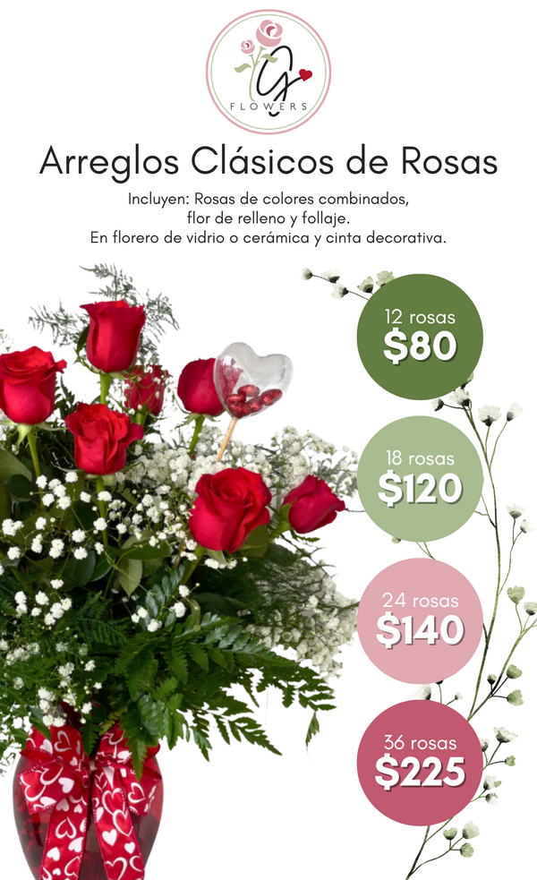 Looking for a different number of roses? Give us a call and we’ll gladly customize your bouquet for you.