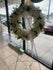 GLW129 - WHITE WREATH - SYMPATHY STANDING SPRAY